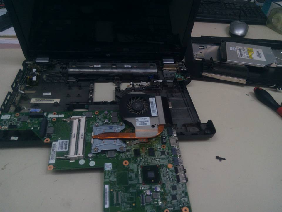 Service HP G62 - Επισκευή motherboard